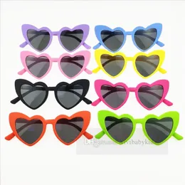 Sommer Kinder Sonne mit Sonnenbrille Mädchen Cartoon Liebe Herz Rahmen Sonnenbrille Schutzbrille Mode Kinder Uv 400 Schutzbrille Z5966