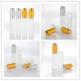 Wholesale 20 ML Mini Portable Frosted Glass Refillable Perfume Bottle Empty Cosmetic Parfum Vial With Dropper free shipping