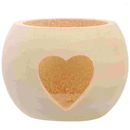 Candle Holders Dining Table Decor For Pillar Candles Wooden Stand Tea Light Decorative Unique Valentines Day Bride Tealight