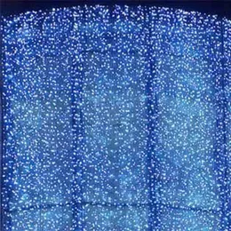 10 3 m Iluminación navideña Tira de luces LED Cortina Luz Adorno navideño Flash Color Hada Decoración de bodas ventana de exhibición hom317f