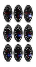 2quot 52mm 7 Färger LED Dual Display Boost Water Oil Temp Oil Pressure Voltmeter Air Fuel Ratio EGT TACHOMETER Bilmätare CAR6538874