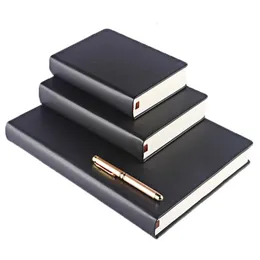 Notepads Super Thick 330 Sheets Diary Notebook sketchbook blank page Travel journal Planner A4 A5 A6 PU Leather hard cover Stationery 231212