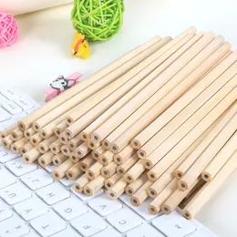 Lápis 50-400pcs / lote Kawaii Natural Wood Pencil HB Preto Hexagonal Não-tóxico Crianças Lápis Bonito Papelaria Escritório Escola Suprimentos 231212