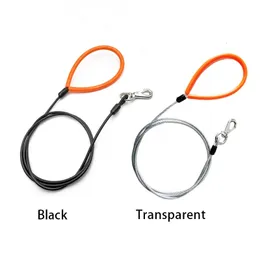Dog Collars Leashes Steel Wire Dog Leashes Anti-bite Strong And Durable Dog Traction Rope For Small Large Dogs Outdoor Camping Walking Training 231212