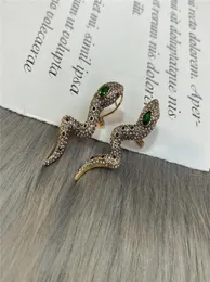 Pendientes llenos de diamantes Vintage, tachuelas de diseñador, dije de cristal, joyería con diamantes de imitación, sello impreso, pendientes para mujer 2854521