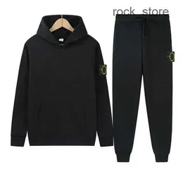 CP moletom com capuz masculino moletom pedra jaqueta ilha novo casaco outono inverno calças com capuz harajuku roupas esportivas casual sólido conjunto de suéter com capuz 2pices 5 T187