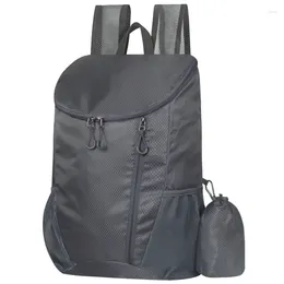 Mochila homens mulheres portátil dobrável saco de esportes leve impermeável ao ar livre montanhismo viagem estudante schoolbag
