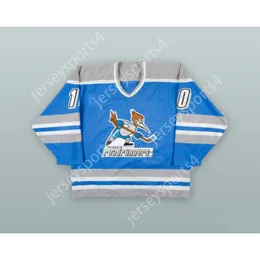 مخصص Neal Broten 10 Phoenix Roadrunners Light Blue Hockey Jersey Top Top Sitched S-L-XL-XXL-3XL-4XL-5XL-6XL