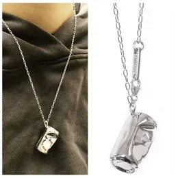 ambush necklace jewelry Ambush Wrinkle Necklace Long Pendant Japanese Fashion Men's Women's Hip Hop Personality Internet Red