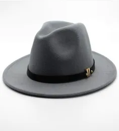 Seioum nova marca de lã men039s preto chapéu fedora para cavalheiro de lã aba larga jazz igreja boné vintage panamá sol chapéu superior d190118097470