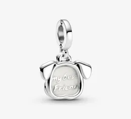 100 argento sterling 925 My Pet Dog ciondola il fascino adatto al braccialetto europeo originale con ciondoli moda donna gioielli di fidanzamento di nozze Acc4315349