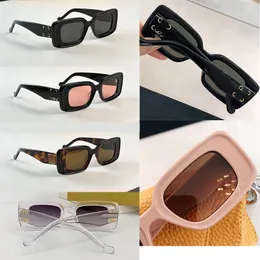 Designer zonnebril dames retro vierkante zonnebril heren hoogwaardige mode-straatfoto-zonnebril verkrijgbaar in meerdere kleuren LW40110U