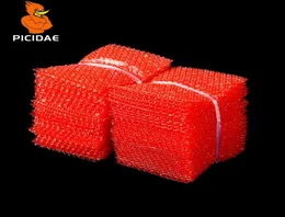Пузырчатые пакеты с двойной пленкой красного цвета, пластиковые полиэтиленовые двухслойные упаковочные конверты, антистатические противоударные мягкие пакеты, пузырчатая сумка9525217