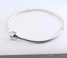 Bracelets en argent Sterling 925, chaîne de 3mm, breloque P, perle, bijoux à bricoler soi-même, cadeau pour hommes et femmes, vente en gros, 7785342