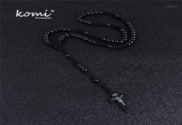 Коми цельные католические православные 8 мм деревянные четки брендовые ожерелья религиозные ожерелья для молитвы Иисуса бусины Jewelry14401909