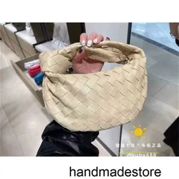 Jodie Venetaabottegaa Designer Handväskor Spot Mini Knottad väska innehöll enkel axel underarm mjölk te svart äkta läder 9xvq