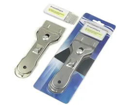 Stainless steel glass cleaning home renovation scraper kitchen floor tile knife film glue removal tool with packaging8781738