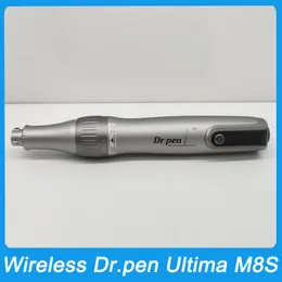 Dr.Pen Ultima M8s med 18Pins anti -bakflödesnålar Karroner Trådlös hudvård Meso Therapy Kit Derma Pen Microneedling Pen Hud Rejuvenation Mts Machine