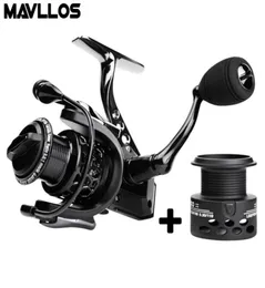 Mavllos Saltwater Carp Spinning Fishing Reel 15BB比551 10007000モデル2スプールメタルボディボートジギング釣りREEL5423506