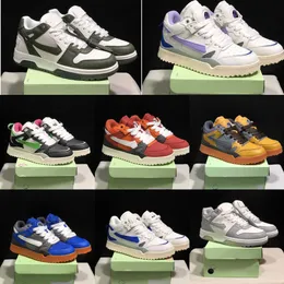 2024 Out Of Office Low Tops Designer Mid Top Sponge Casual Scarpe Sneakers vintage White per camminare da Dhgates Mens Women Moafer Trainer 36-45