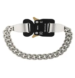 Bracciale alyx di alta qualità uomini donne a collegamento misto metallo 1017 braccialetti alyx 9sm regali a colori in acciaio fine q06228858403