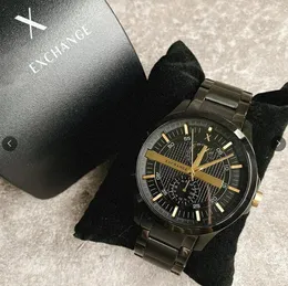 Säljer Top Factory Ax Watch New Ax2121 Men Black Watch Classico Mens Wristwatch