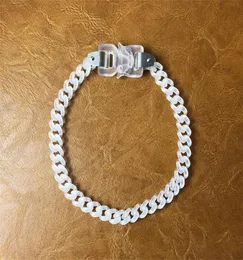 Kedjor 2021SS PC 1017 Alyx 9SM Halsband Pearl Accessories Metal Hero Chain Harajuku3249767