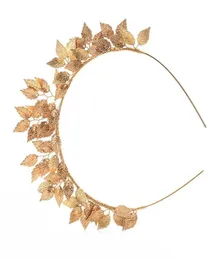 Zarte Blattblütenring Hoop Kronen Gold Silber Stirnband Braut Kopfschmuck Blume Kopfbekleidung Hochzeit Haarwege Braut Haar Schmuck 7585319