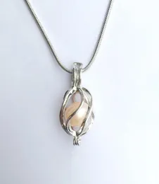 18 kgp ihålig ED -burhänge kan öppna och hålla pärlpärlpärlor Helix Shape Locket Cages Diy Jewellery Making Acces9506160