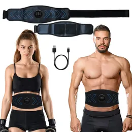 Treinadores abdominais centrais Estimulador muscular abdominal EMS Trainer Abs Toning Belt elétrico para corpo magro barriga cintura pernas perda de peso equipamento de fitness 231212