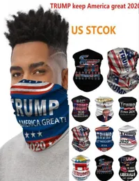 Schiff innerhalb von 12 Stunden 35 Tage 2020 Trump American President Election Sport Magic Turban Schal 3D Drucken Staubmasken Schädelcap Fy7715309