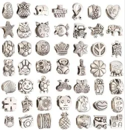 Voor Sieraden Maken Big Hole Losse Spacer Kralen Charms DIY Craft Hele Goedkope Sieraden Maken Benodigdheden Voor Armband Charms9613189