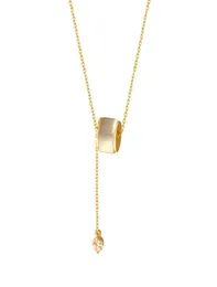 bracelet necklaces designer jewelry Titanium steel opal small waist pendant Collarbone necklace Senior feeling light luxury niche1892890