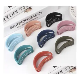 ملحقات الشعر 10pcs/Lot 2021 جديدًا للاحتيال Acrylic Hair Claw Clips Clips Sweet Girls Crab Association 2.68inch Drop D dhcni