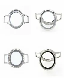 Tennis 5 pz 10 pz 30mm vetro magnetico medaglione galleggiante copia orologio in acciaio inossidabile braccialetti avvolgenti braccialetto adatto per gioielli Charms2073868