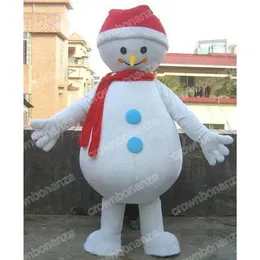 جديد أزياء التميمة Snowman التميمة هالوين رسم الرسوم المتحركة بدلة XMAS في الهواء الطلق الحزب المهرجان لباس الملابس الإعلانية الترويجية