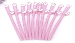 Dekoracja imprezy 10 PCS PIĘCIE PENIS Słomka Bride Shower Sexy Hen Night Willy Penis Nowość nago słomka dla bar Bachelorette8462396