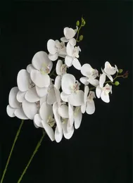 Real Touch Orchids High Quality Latex Orchid Flower Artificial Flowers Princess Butterfly Orchid Phalaenopsis för Wedding Centerpi921527