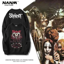 Slipknot knoopband trui met ronde hals Heavy Metal Rock Surround oversized American Street-top voor heren