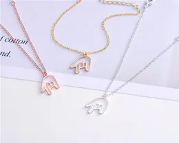 30pcs 개요 소형 록 롤 핸드 제스처 팔찌 간단한 ASL I Love You Sign Language Palm Europe America Music Charm Chain Jew1731101