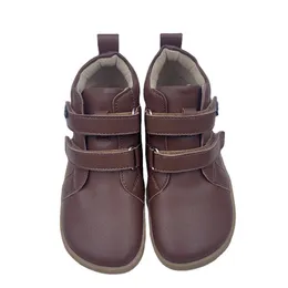 Сапоги TipsieToes Лучший бренд Barefoot из натуральной кожи для маленьких девочек и мальчиков, модная детская обувь, ботильоны на весну, осень и зиму 231212