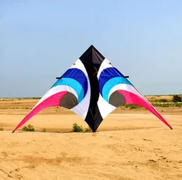 Kite Accessories 28m Big Colorful Triangle for Audlts Large Delta Single Line Kites Outdoor Fun toys gift 231212