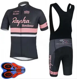 Rapha Team Mens Cycling Jersey Set Treasable Short Sleeve Road Racing Outfits Bicycle Mode Summer Outdoor Sportwear Ropa Cicli6730787