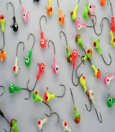 LOT 60 ANGELN LURES Lead Head Jigs Hooks 7g012345671819248