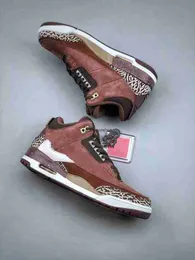Ultime scarpe da basket 3S TS X 3 Antique Brass Brown Men Women Outfit Designer Sneaker Streetwear