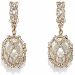 a dita ch borchie di perle 5A La più alta qualità diamants legers borchie anti-allergia orecchini da donna designer r moda retrò br262B