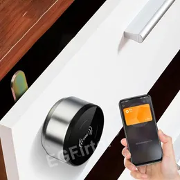 Serrature per porte Smart Lock per cassetti 20mm 30mm Mortase Password per impronte digitali Scheda IC Tastiera per armadietto in legno Scatola di file intelligente 231212