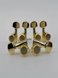 Ny stil Golden Guitar Locking Tuners Electric Guitar Machine Heads Tuners Lock Guitar Tuning Pinns med förpackning i stock5917114