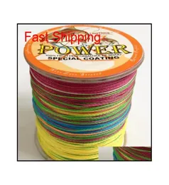 Fishers Zone 500m Premium Pe Line Giappone 4 fili Multi filo da pesca intrecciato 500 Mult LXL tagliacapelli20114139072