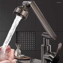 Badezimmer-Waschtischarmaturen und kalter Dual-Purpose-Universal-Wasserhahn, 1080 ° drehbares Becken, Multifunktions-Stream-Sprayer-Mixer-Waschhahn für